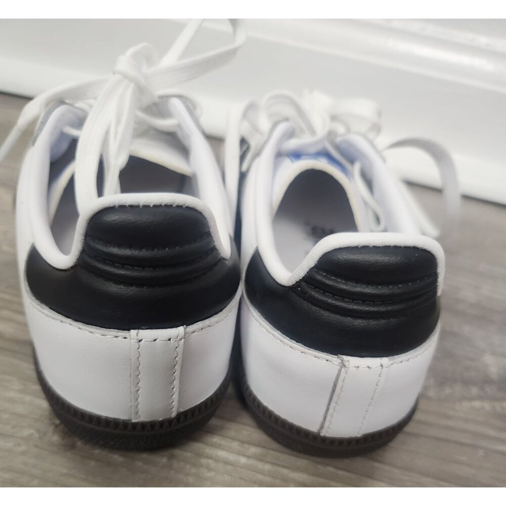 Adidas Kids Sz. 13 Samba OG Low White Black Gum Sneakers NWOT - Picture 3 of 5